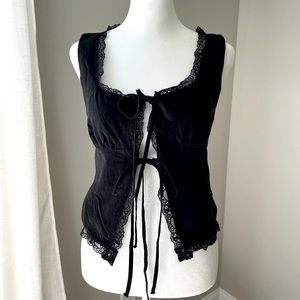 Woman's black summer top/blouse